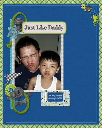 just like daddy