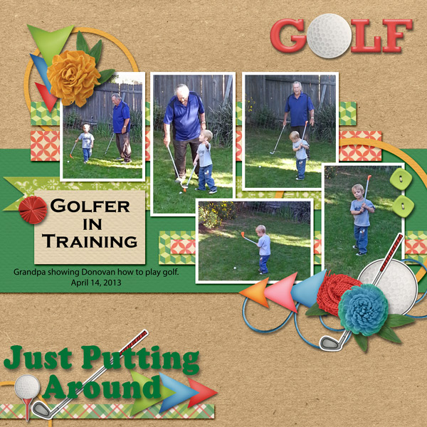 just putting around