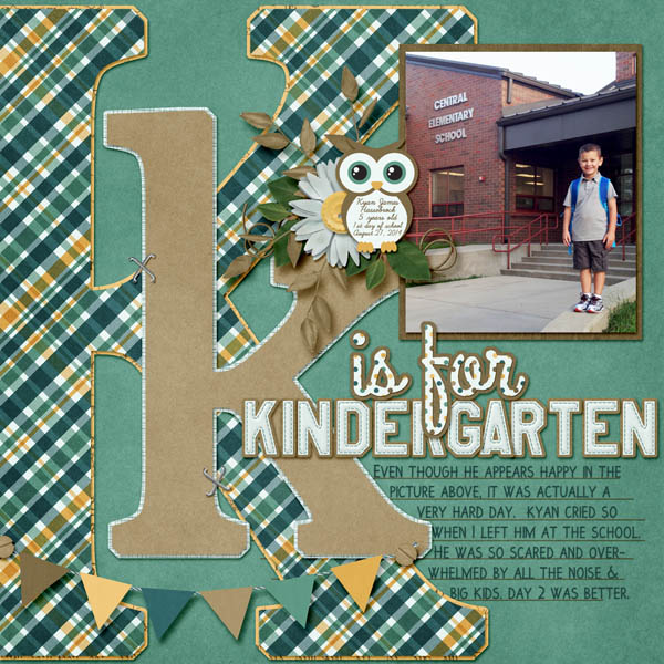 K is for Kindergarten