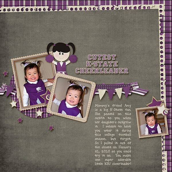 K-State Cheerleader