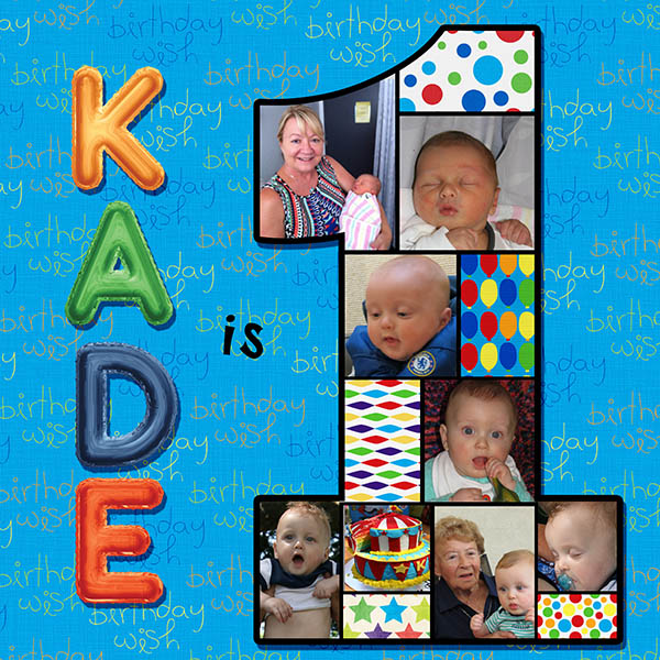Kade is ONE!