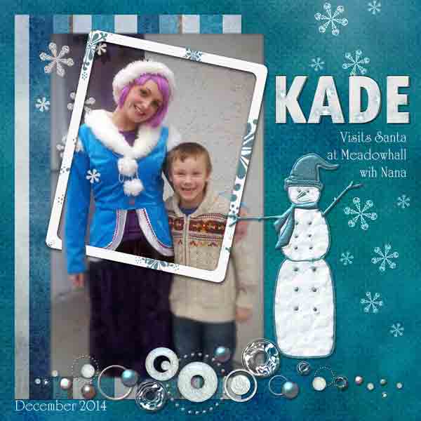 Kade Visits Santa
