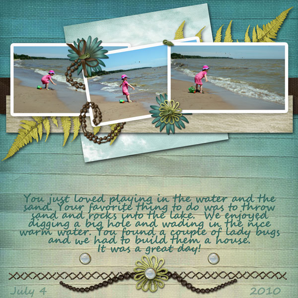 Kaitlyn at the beach PS July 10
