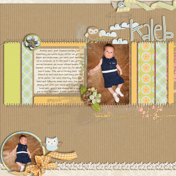 Kaleb almost 6 weeks