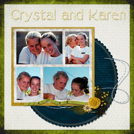 Karen and Crystal