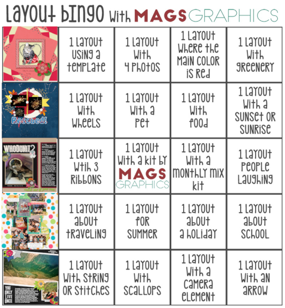 Karen's bingo card completed
