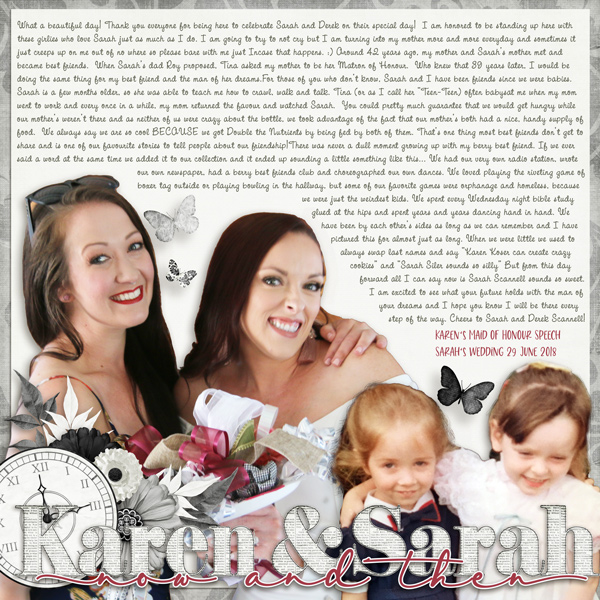 Karen's Maid of Honour Speech at Sarah's Wedding
