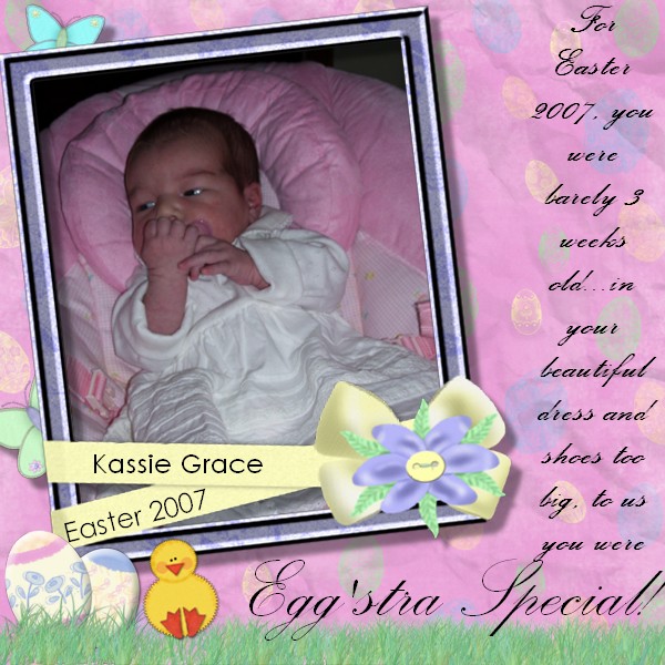 Kassie's first Easter