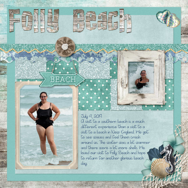 Kat at Folly Beach