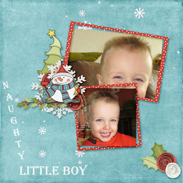 Kathy Winters Designs - Mr. Holly Jolly / Jen C Designs - Brushed Off TP1