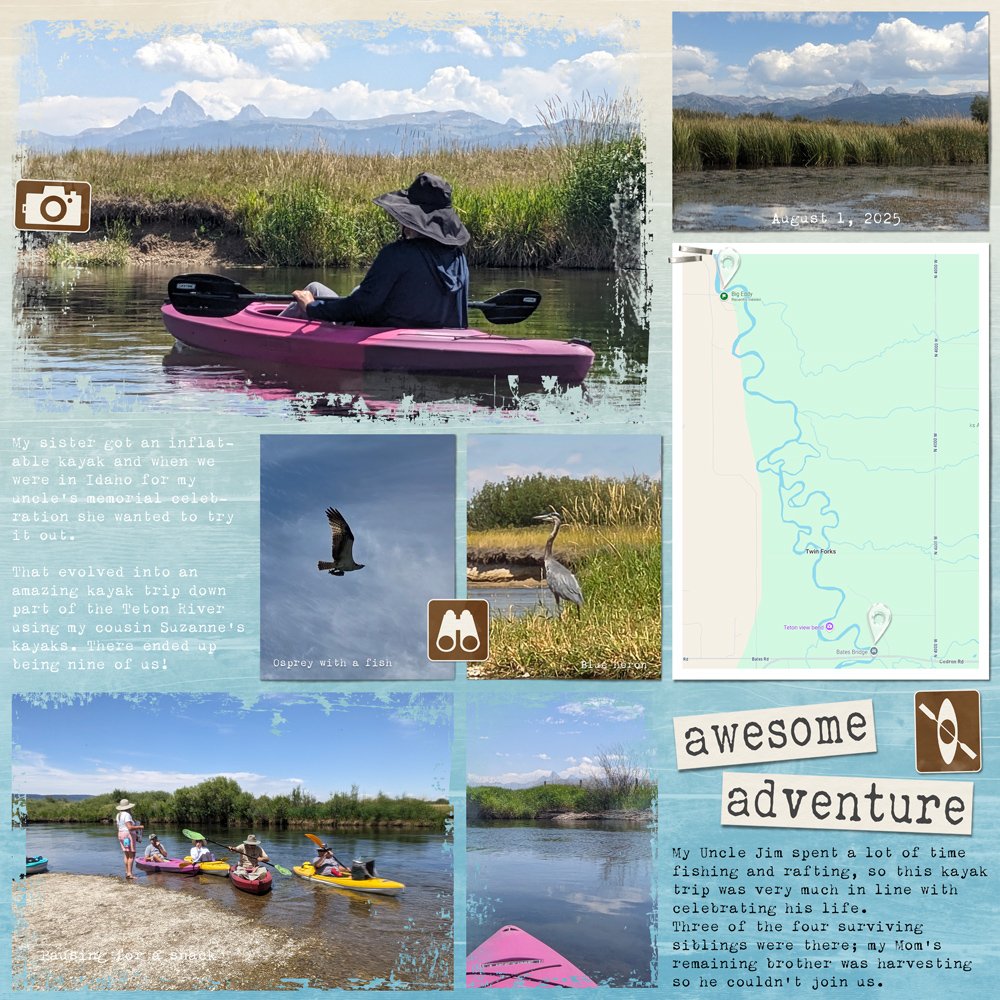 Kayaking and Remembering Uncle Jim