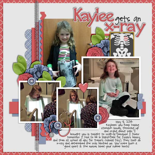 Kaylee gets an x-ray!