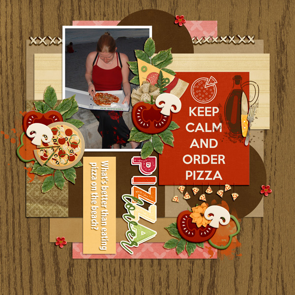 keep calm and eat pizza