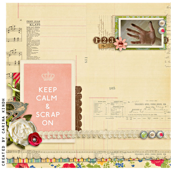 Keep Calm + Scrap On