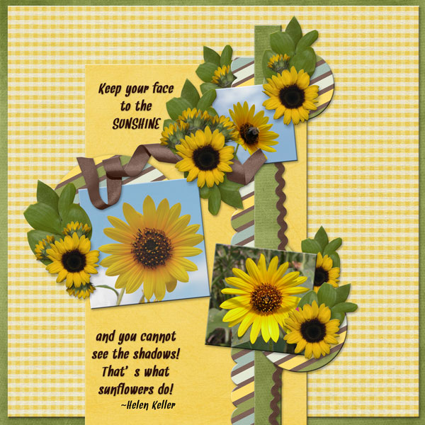 Keep your face to the sunshine