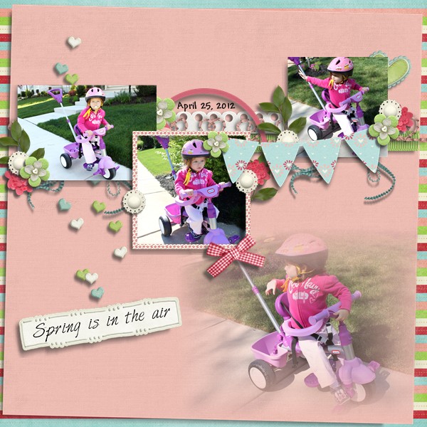 Keira On Bike