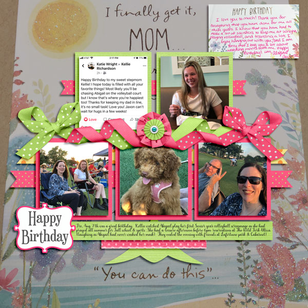 Kellie's birthday 8.7.20