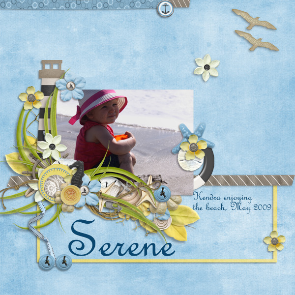 Kendra at the Beach - Serene