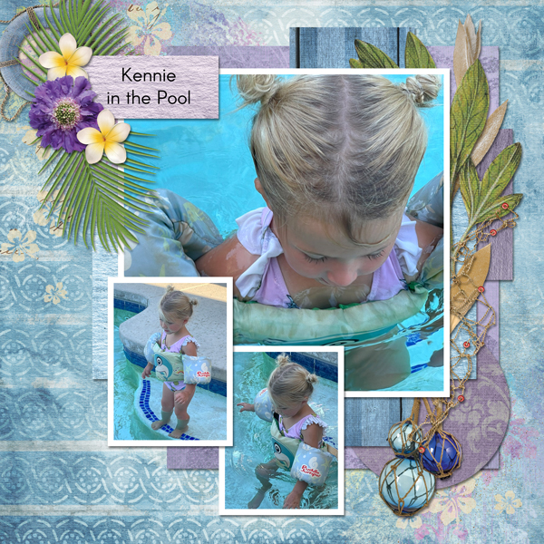 Kennie in the Pool