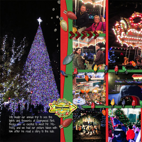 Kennywood Holiday Lights1, left  side