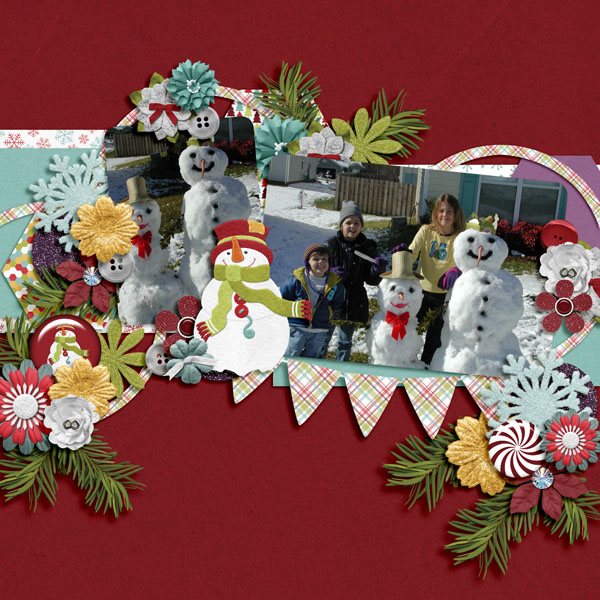 Kids and Snow People