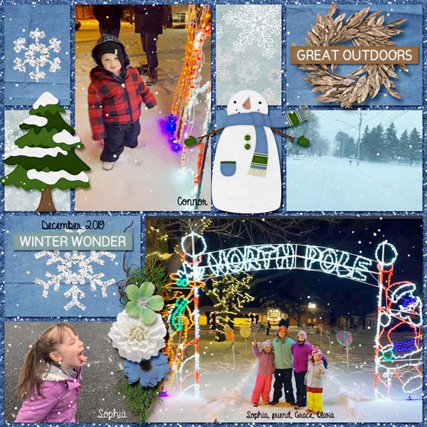 Kids in snow