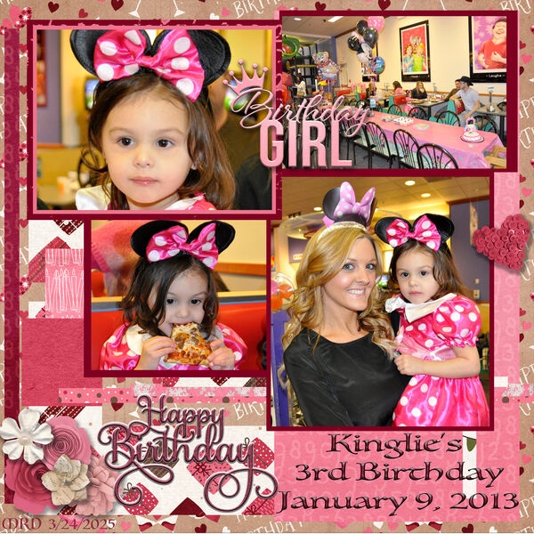 Kiingslie's 3rd Birthday