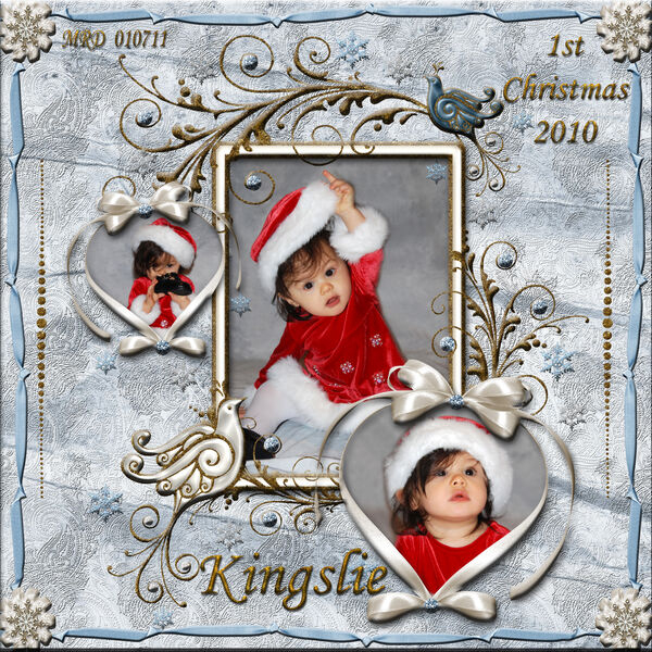 Kiingslie's First Christmas 2010