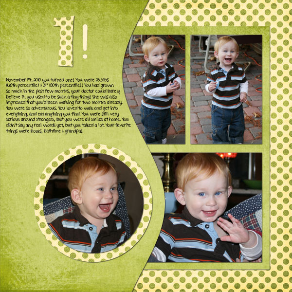 Killian is 1!