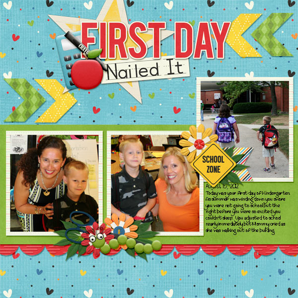 Kindergarten First Day - Paul
