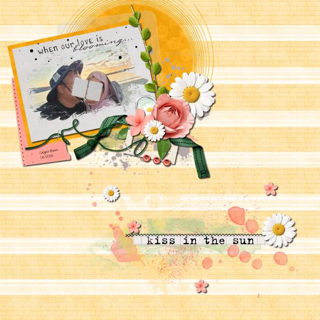 Kiss in the sun