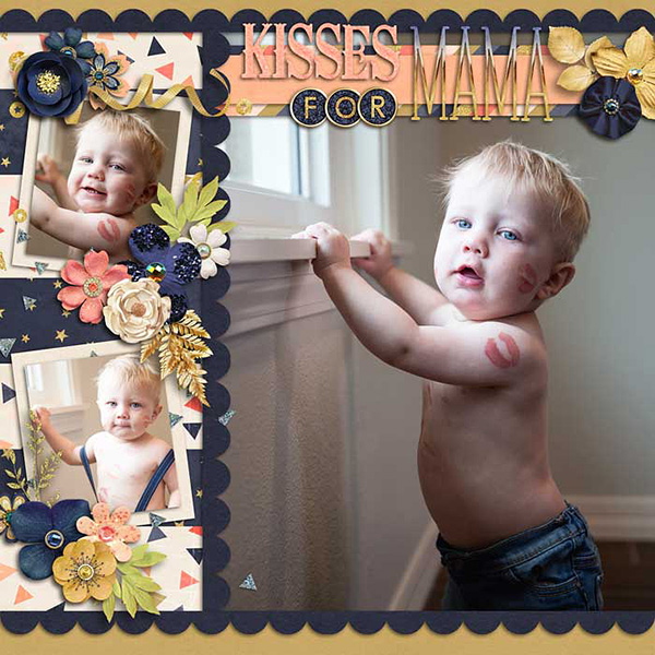 Kisses for Mama (left)