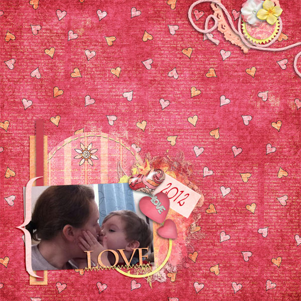 Kissing Mommy