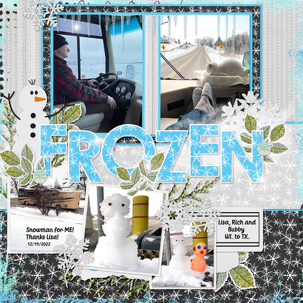 Kit and Template Pure Magic Frozen Kingdom Connie Prince