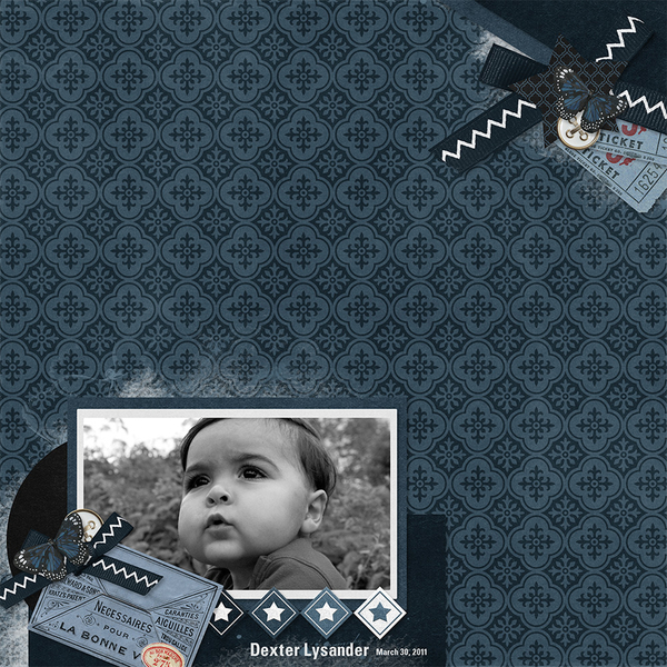 Kit by Designs by Connie Prince called Paint Chip Nile Blue