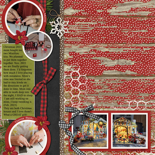 Kit Farmhouse Christmas from Designs by Connie Prince
