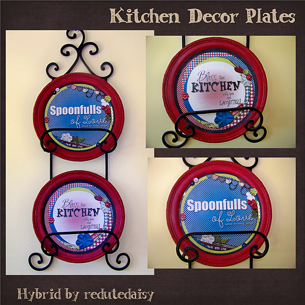 Kitchen Decor Plates