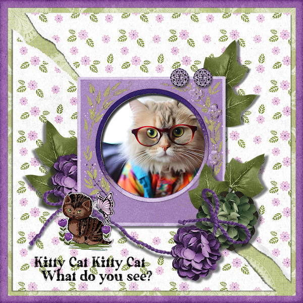 Kitty Cat Kitty Cat What Do You See