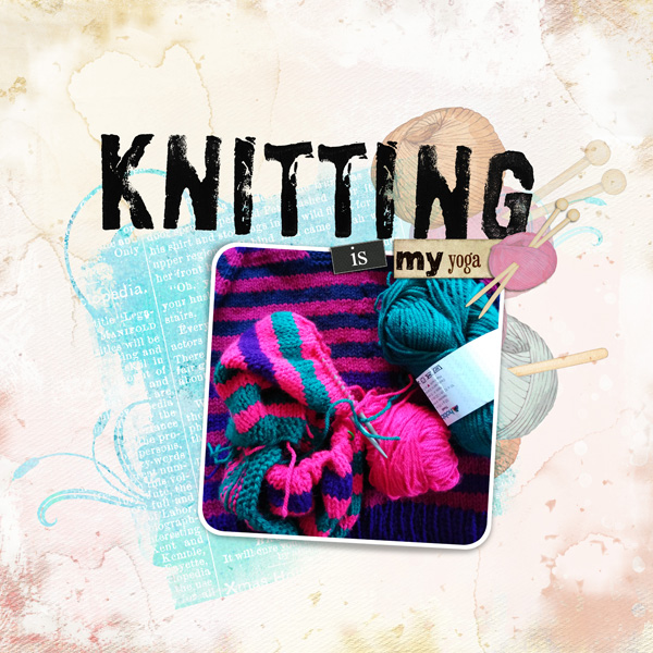 Knitting is my yoga