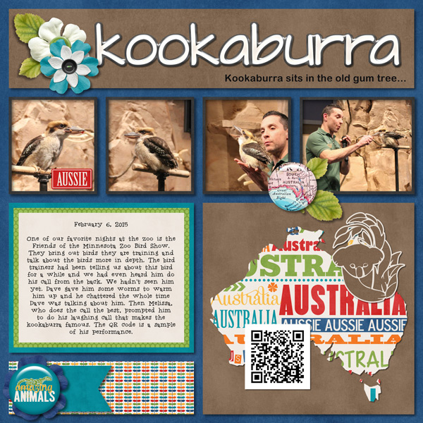 Kookaburra sitting in the old gum tree