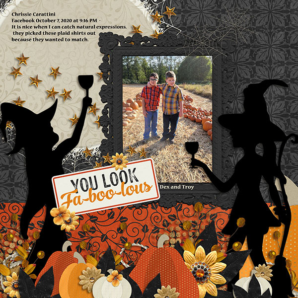 Kooky Spooky Template set 1