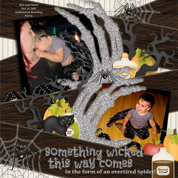 Kooky Spooky Template set 1