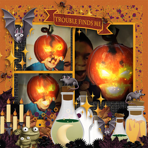 Kooky Spooky Template set 2