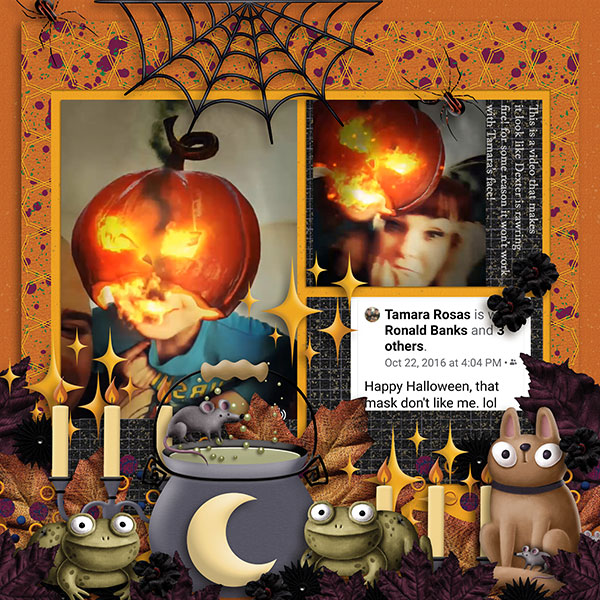 Kooky Spooky Template set 2