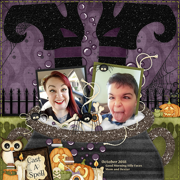 Kooky Spooky Template set 2
