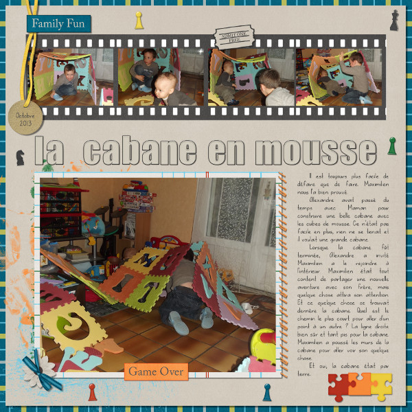 La cabane en mousse