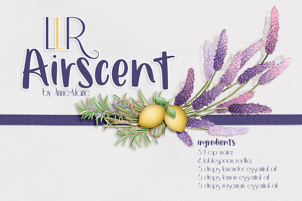 Label for home made Air freshner