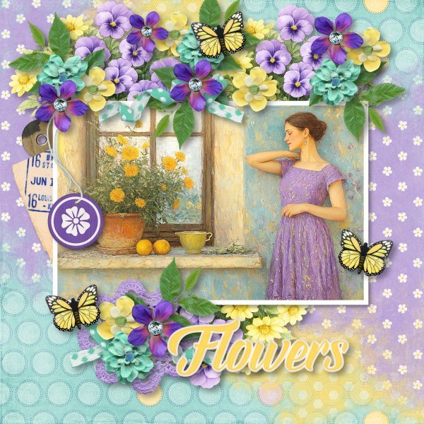 lady in purple