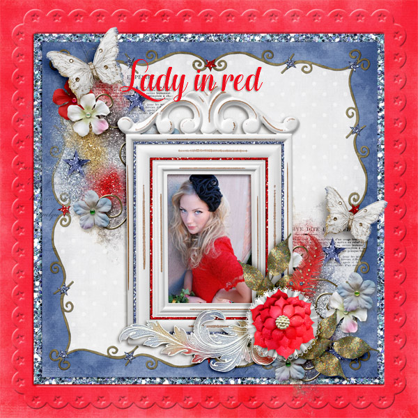Lady-in-red
