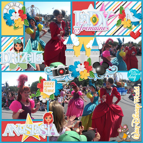 Lady Tremaine, Drizella, + Anastasia
